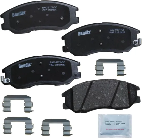 Miniatura 260 de Pastillas de freno delanteras cerámicas Bendix Priority1 CFC2302 para Hyundai Elantra 2021, Sonata 2022-2020, Kia K5 2023-2021