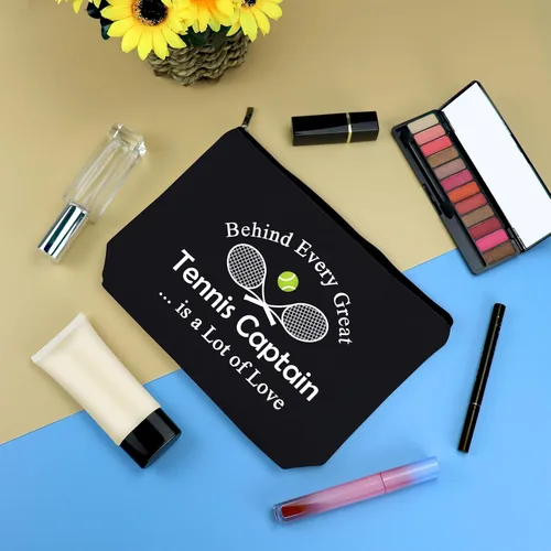 Miniatura 3 de Mikela Bolsa de cosméticos de regalo de capitán de tenis para mujer, Negro