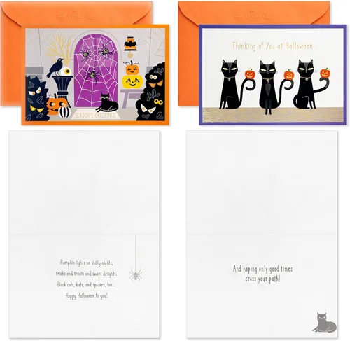Miniatura 6 de Hallmark Surtido de tarjetas de Halloween, Boo to You (36 tarjetas con sobres)