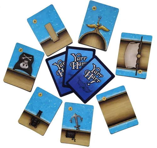 Miniatura 6 de YARR HARR! by Skill Board Games - Juego de cartas de estrategia ligera, barco pirata para niños y adultos, ideal para noche de juego familiar, 2-6