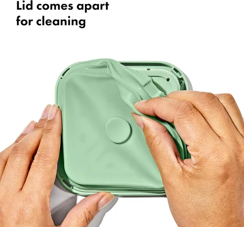 Miniatura 7 de OXO Good Grips juego de 3 piezas de recipientes POP con mini cucharas - Edición limitada color pistacho