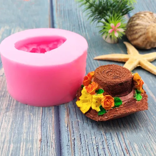 Miniatura 4 de Molde de silicona para sombrero de sol para fondant, chocolate, caramelo, pastel, decoración de pasteles, herramientas de pastelería, molde de jabón