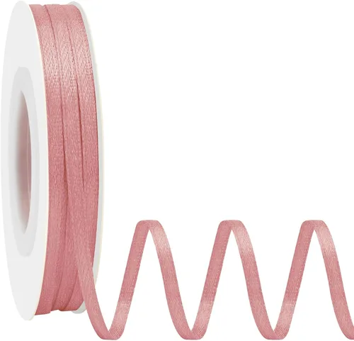 Miniatura 114 de 10 Classic Colors Double Face Satin Ribbon Set 1/8 Inch Polyester Ribbons for Gift Wrapping Fabric Ribbon for Crafts Flower Bouquet Arts Wedding