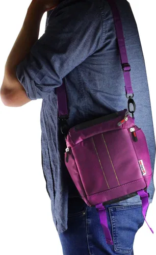 Miniatura 4 de Navitech Funda de viaje para cámara morada, compatible con Nikon Coolpix P900