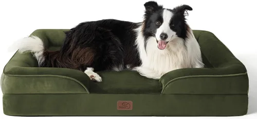Miniatura 38 de Bedsure Cama ortopédica XL para perros extragrandes, cama lavable para perros y gatos, impermeable, cómodo sofá para perros con funda extraíble