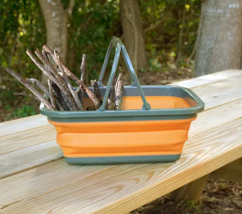 Miniatura 5 de UST flexware fregadero, 2.25 gallones, color naranja. utensilios de cocina de camping