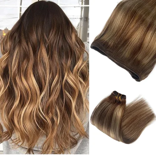 Miniatura 9 de Extensiones adhesivas rubias de cabello humano brasileño grado 9A, #60 rubio platino, cinta en 12 pulgadas, 20 unidades por juego, extensiones