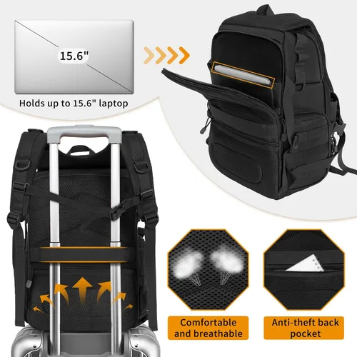 Miniatura 2 de TORIBIO Mochila para Cámara para DSLR/SLR/Sin Espejo Fotografía Cámara, Bolsa Táctica para Cámara Estuche Resistente al Agua Mochila de Viaje