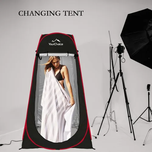 Miniatura 5 de Your Choice Tienda de Ducha Emergente de Privacidad - Tienda de Cambio Portátil para Camping, Playa y Senderismo - 6.2 Pies Ligera con Bolsa de Negro
