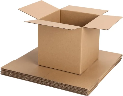Miniatura 18 de Cajas de envío con embalaje de 8 x 6 x 4 pulgadas, cajas de cartón corrugado pequeñas de kraft para mudanzas, envíos por correo, 25 unidades 25