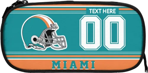 Miniatura 12 de Estuche para lápices Dallas, caja de lápices con nombre y número personalizados, estuche personalizado de estilo de fútbol, estuche de bolígrafo