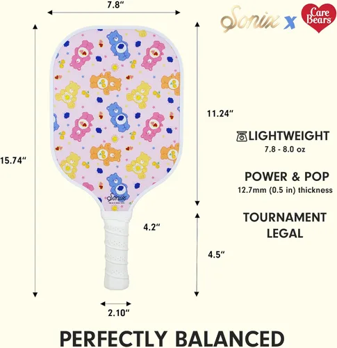 Miniatura 4 de Sonix Aprobado por USAPA Pala de Pickleball Premium Superficie de Fibra de Vidrio, Empuñadura de Almohadilla Antideslizante Raqueta