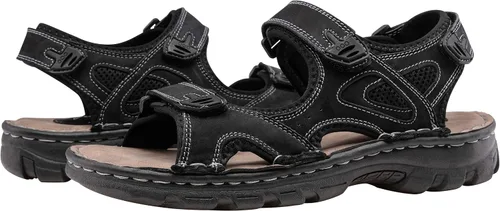 Miniatura 6 de Jousen Men's Sandals Leather Open Toe Beach Sandal Outdoor Summer Sport Sandals