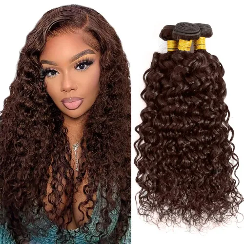Miniatura 42 de Color 30 paquetes de cabello humano marrón onda del cuerpo paquetes 8 10 12 pulgadas brasileño virgen Remy extensiones de cabello humano doble trama
