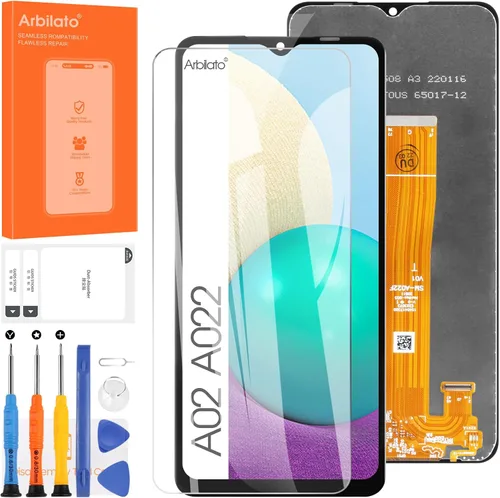 Pantalla para Samsung Galaxy A02 Reemplazo de pantalla para Samsung A022 Pantalla LCD SM-A022F, SM-A022M, SM-A022G Pantalla táctil Digitalizador