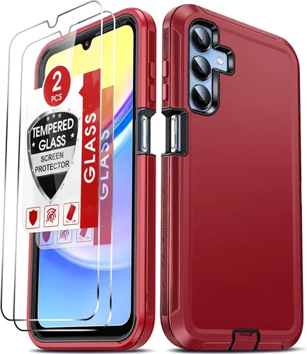 Miniatura 36 de LeYi Funda compatible con Samsumg Galaxy A05 4G: Galaxy A05 4G con resistente a los golpes, 3 en 1 de cuerpo completo, protección resistente