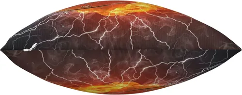 Miniatura 8 de Funda de cojín cuadrada de felpa corta súper suave para decoración del hogar, con cremallera invisible, 18 x 18 pulgadas, sin relleno, temática