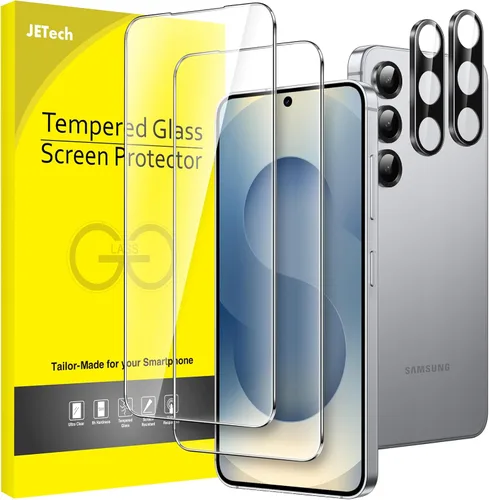 Miniatura 9 de JETech - Protector de pantalla para Samsung Galaxy S20 FE de 6.5 pulgadas con protector de lente de cámara, película de vidrio templado, compatible