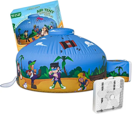Miniatura 9 de Skywin Tienda de campaña de camuflaje Shadow Fort Air para niños (77 x 50 pulgadas) se construye en 30 segundos, tiendas de campaña para niños