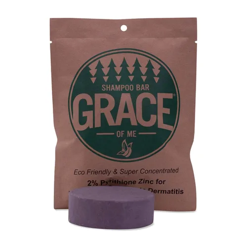 Miniatura 7 de Grace of Me - Barra de champú de zinc con piritiona al 2% con manteca de karité (4 onzas) (lavanda)