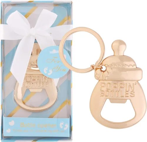 Miniatura 3 de WeddParty - Paquete de 24 regalos de devolución de baby shower para suministros de invitados, abrebotellas con forma de abrebotellas, decoración