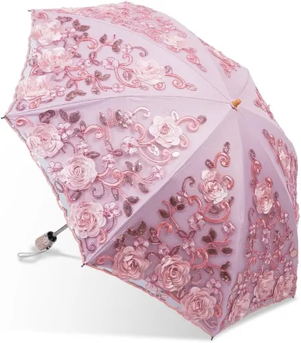 Miniatura 95 de Honeystore - Parasoles de encaje de flores para fiesta de boda, paraguas nupcial de encaje