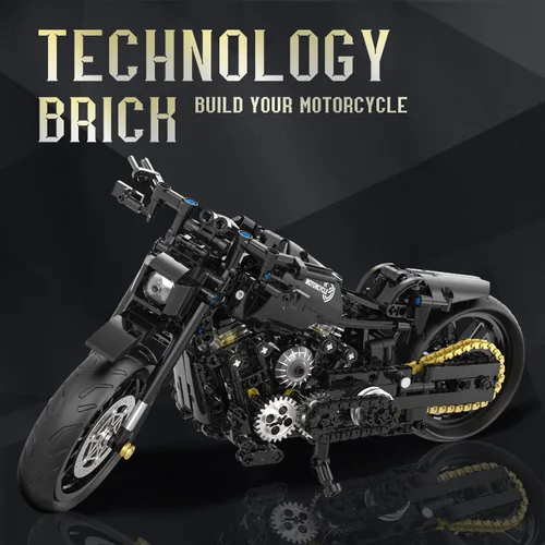 Miniatura 5 de Juego de construcción de motocicleta 1:8 para adultos, bloques de construcción para adultos, juguete coleccionable para niños de 14, 15 y 16 años