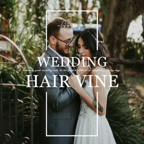 Miniatura 6 de GORAIS Accesorio para el cabello de novia para boda, diseño de flores de vid y diamantes de imitación, accesorio para el cabello para mujer