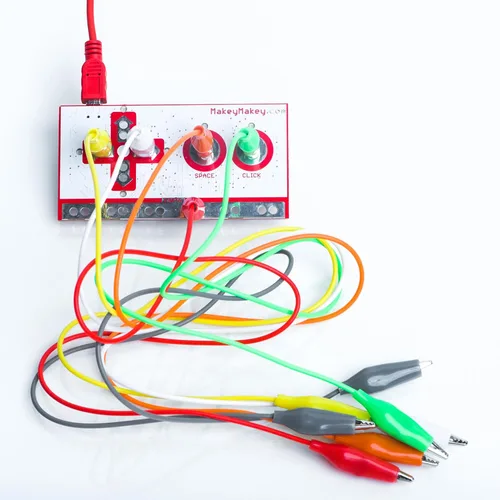 Miniatura 3 de Kit STEM Makey Makey de Joylabz, Kits Científicos Educativos, Miles de Actividades de Ingeniería y Programación de Computadoras, Diversión Práctica