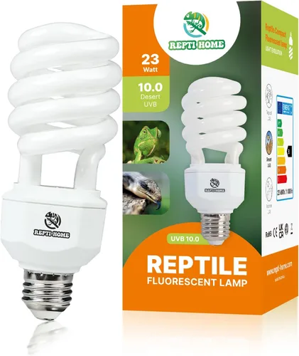 Miniatura 8 de Luz de reptil UVA UVB 23W 5.0, terrario tropical y subtropical lámpara fluorescente compacta, bombilla de reptil UVB para serpientes, camaleones