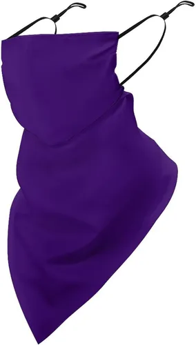 Miniatura 26 de Bufanda triangular reutilizable con cinta elástica para las orejas, protección solar UV