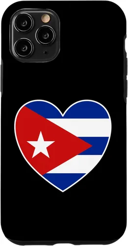 Miniatura 28 de iPhone 13 Pro Max I Heart Cuba - Divertida funda con bandera cubana