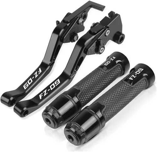 DOUKI Manillar de motocicleta Yamaha FJ09 MT09 MT-09 FZ-09 FZ09 2013-2021 2020 2019 2018 2017 2016 Manillar de motocicleta ajustable Palancas de