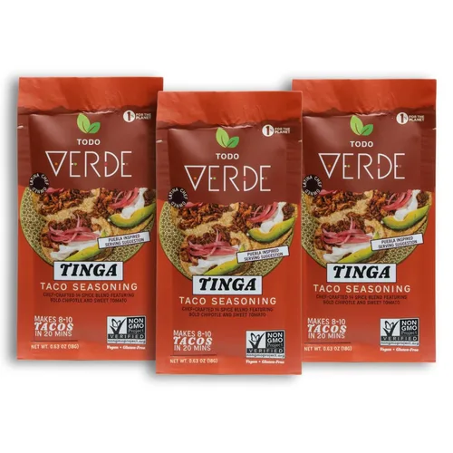 Miniatura 11 de Todo Verde Paquetes de condimentos, sabores premium, curados por chef, dulces, ahumados y picantes, sin ingredientes artificiales, veganos y sin