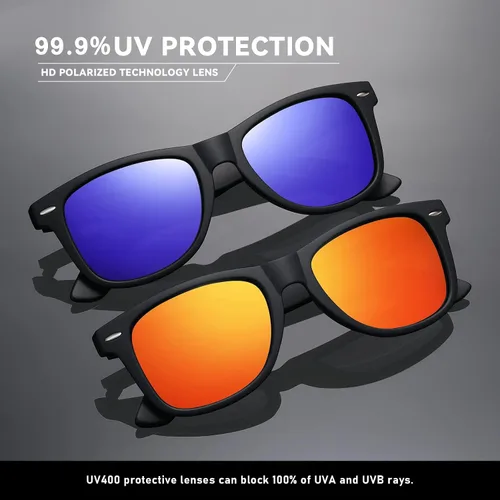 Miniatura 40 de Lentes de sol polarizados para mujer y hombre, lentes de sol a la moda, para conducir, pescar, bloqueo UV, protección UV400