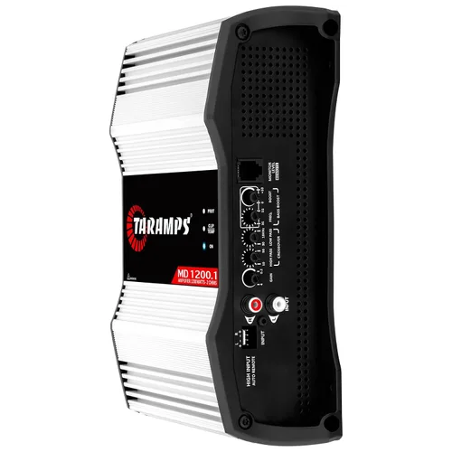 Miniatura 3 de Taramps MD 1200.1 Amplificador de 2 ohmios 1200 vatios RMS 1 canal completo sistema de audio para automóvil, monobloque, indicador de monitor LED