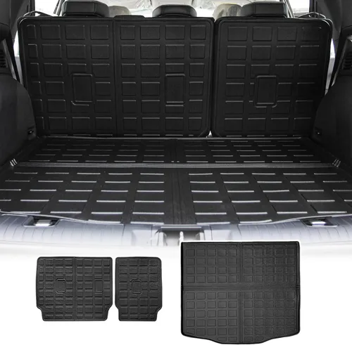 Rongtaod Tapete de carga compatible con Ford Escape 2020-2024 2025, alfombrilla de carga, forro de carga, protector de asiento trasero, accesorios