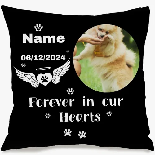 Miniatura 6 de Custom Single Image Pillow Case with Personalized Text Designed for Home Decoration and offering Gift Charm for Family Celebrations or Holidays