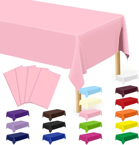Miniatura 9 de Suministros de regreso a clases, 2 manteles de 108 x 54 pulgadas, manteles desechables coloridos para el primer día de escuela, rectangular