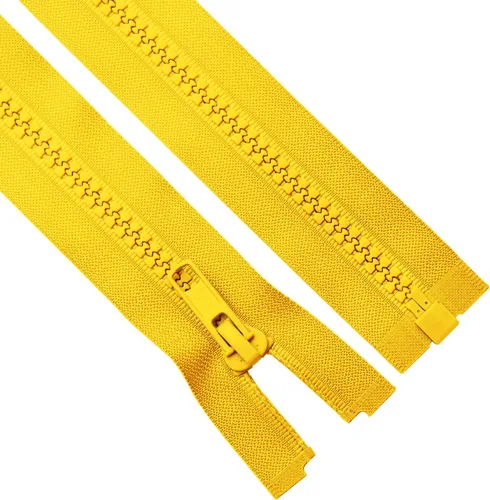 Miniatura 15 de Sawoake - 2 cremalleras separadoras #5 de 6 pulgadas para coser abrigos, chaqueta con cremallera, cremalleras de plástico moldeado negro a granel