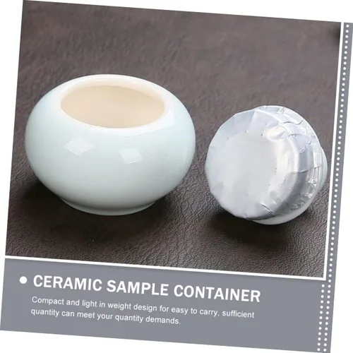 Miniatura 6 de Tarro de cerámica para crema facial de 3 piezas, contenedor de viaje para cremas y maquillaje, tarro de almacenamiento para cuidado de la piel