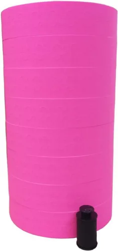 Miniatura 7 de Veltec Etiquetas de Precios de Una Línea para Pistola de Precios Monarch 1131 – 1 Funda, 20,000 Etiquetas con Ranuras de Seguridad y Rodillo de Verde