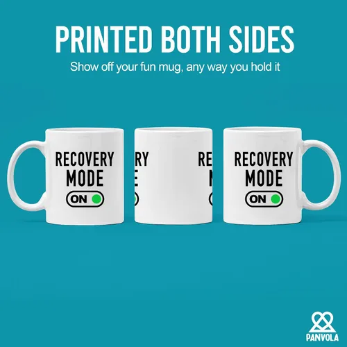 Miniatura 3 de Taza de café Recovery Mode On Get Well de regalo para pacientes, regalos inspiradores motivacionales para familiares y amigos, vaso de cerámica Negro