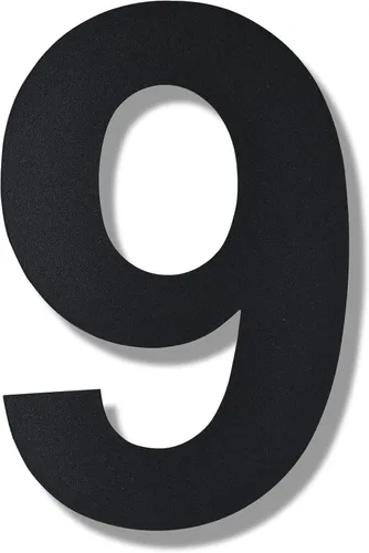 Miniatura 17 de BetLight Números de casa modernos, número de dirección flotante de acero inoxidable de 10 pulgadas de alto para exterior/negro/número 3