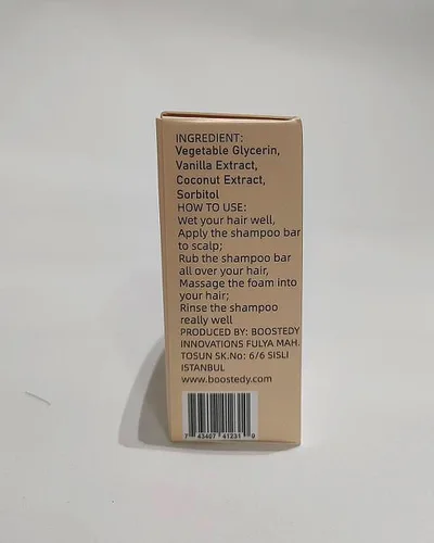 Miniatura 5 de Barra de champú de coco y vainilla, cuidado natural del cabello, suavidad sedosa y nutrición, fortalece el cabello y da volumen, sin parabenos