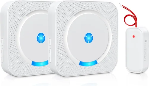 Miniatura 8 de Extensor de timbre inalámbrico con receptor para timbre con cable existente, convertir timbre con cable en timbre de puerta inalámbrico, rango