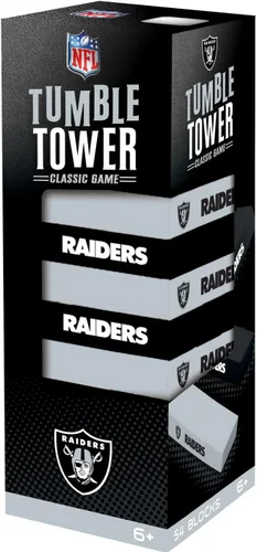 Miniatura 16 de MasterPieces Día del juego - NFL San Francisco 49ers - Torre de caída con licencia oficial, bloques de madera real