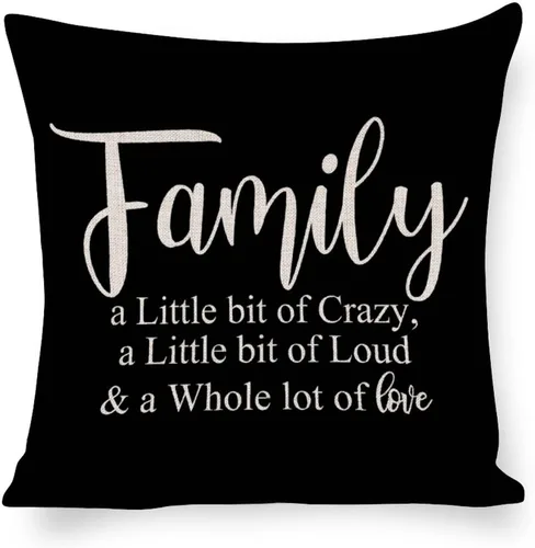 Miniatura 5 de Happily Ever After Starts Here - Fundas de almohada de 16 x 16 pulgadas, funda de cojín de lino y algodón para sofá, sala de estar, decoración