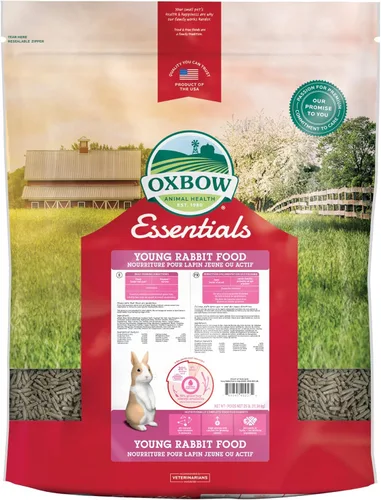 Miniatura 17 de Oxbow Essentials - Alimento para conejos, conejo joven, fabricado con Oxbow Timothy, pellets de comida para mascotas para conejos, productos