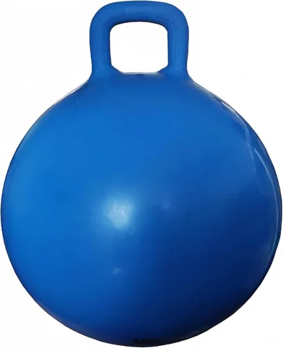 Miniatura 4 de AppleRound Hippity Hoppity - Pelota de salto con bomba, pelota inflable con mango, 20 pulgadas para edades de 7 a 10 años, gorila canguro, tolva Azul